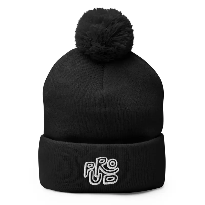 pom pom knit cap